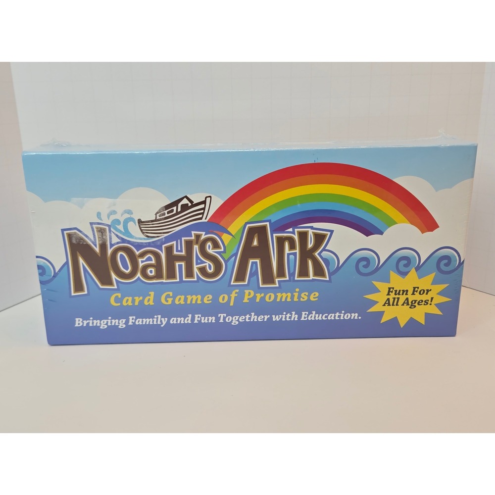 Noah's Ark Card Game Of Promise Family Learning Bible Facts Christian New Sealed